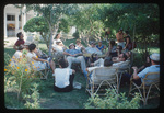 Members of the Egypt Study Group Seated Outdoors by Rhode Island College