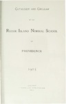 Rhode Island Normal School Catalog, 1903 by Rhode Island College