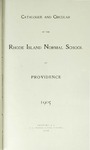 Rhode Island Normal School Catalog, 1905 by Rhode Island College