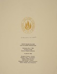 Cap and Gown Convocation Program, Spring 1980