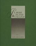 Cap and Gown Convocation Program, Spring 1986 by Rhode Island College