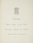 Commencement Program 1898 by Rhode Island College