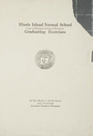Commencement Program 1919 by Rhode Island College and Rhode Island Normal School