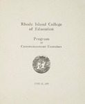 Commencement Program 1929 by Rhode Island College and Rhode Island College of Education