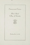 Commencement Program 1949