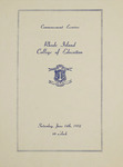 Commencement Program 1952