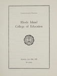 Commencement Program 1955