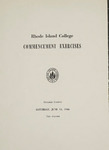 Commencement Program 1966
