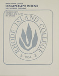 Commencement Program 1971 (Baccalaureate)