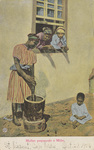 Mulher preparando o Milho by Frusoni, Giuseppe
