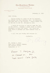 Letter from Rev. Edward H. Flannery (February 8, 1962) by Edward H. Flannery
