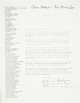 Letter from Very Rev. Msgr. Arthur T. Geoghegan (December 12, 1963)