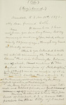 Letter to Luther Colby, 1890-11-11 by Joseph Peace Hazard