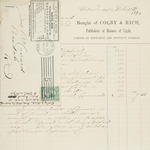 Bill from Colby & Rich, 1890-02-24 by Luther Colby