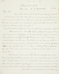Letter to Sir, 1891-01 by Joseph Peace Hazard