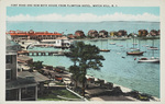 Fort Road and New Bath House from Plimpton Hotel, Watch Hill, R.I. by Berger Bros., Providence, R.I.
