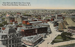 City Hall and Bird's Eye View from Turks Head Building, Providence, R. I. by Berger Bros., Providence, R.I.