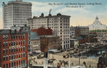 "Sky Scrapers" and Market Square, looking North, Providence, R. I. by Berger Bros., Providence, R.I.