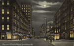Dorrance Street at Night, Providence, R.I. by Blanchard Young & Co., Providence, R.I.