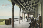 Veranda of Ocean View Hotel, Block Island, R. I. by David Rubin, Providence, R.I.