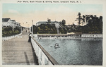 Pier Walk, Bath House & Dining Room, Crescent Park, R.I. by Max Latt, Providence, R.I.