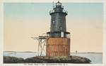 The Whale Rock Light, Narragansett Pier, R.I. by Morris Berman, New Haven, Conn.