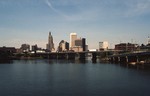 Downtown Providence from Point St. Bridge