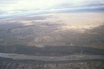 Albuquerque: Rio Grande Aerial by Chet Smolski