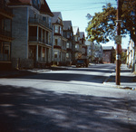 Triple-deckers in South Providence by Chester Smolski